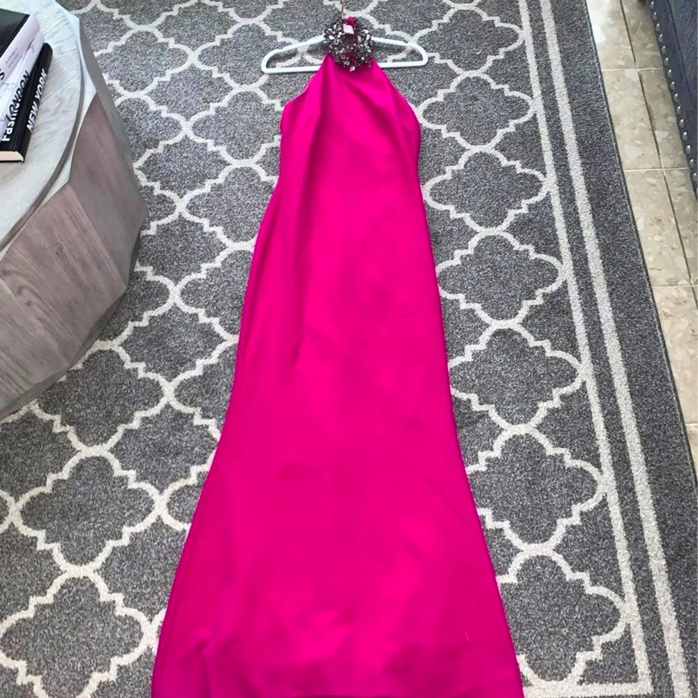 Badgley Mischka Halter dress